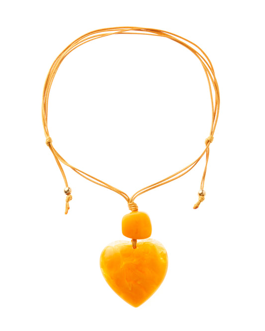 HEART CORD NECKLACE