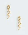 DOWNWARD SPIRAL EARRING