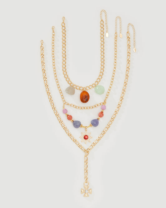 SOLSTICE LAYERED NECKLACE