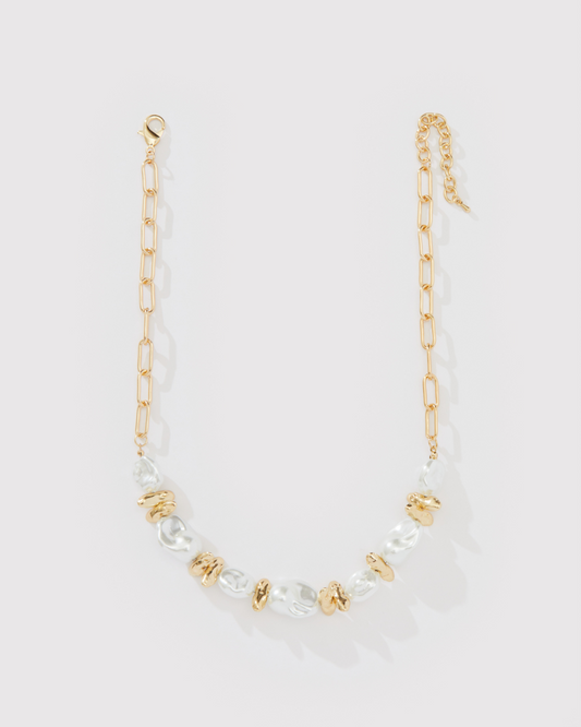 MIXED PEARL CHOKER