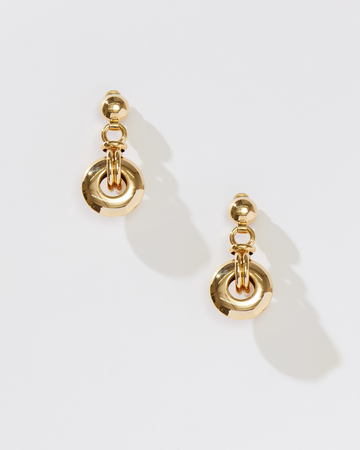 CIRCLE DROP EARRING