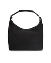 SUEDE TOP HANDLE BAG