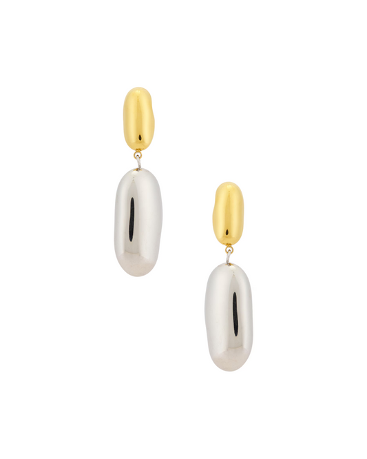 DROPLET STUD DROP EARRING