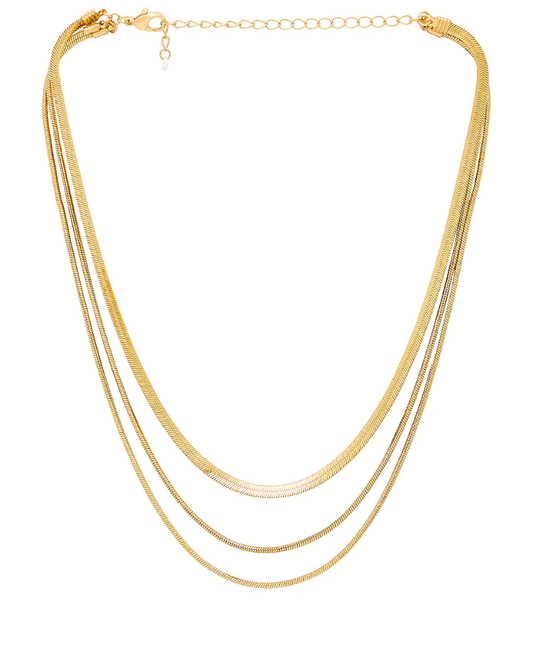 LAYERED HERRINGBONE NECKLACE - 8 Other Reasons