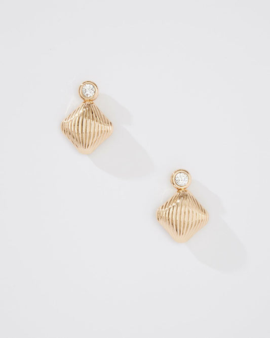 SQUARE DROP EARRING