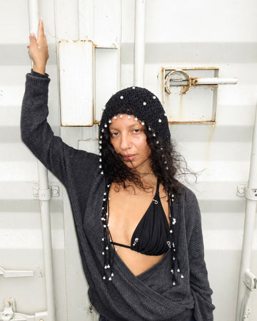 PEARL CROCHET HOOD