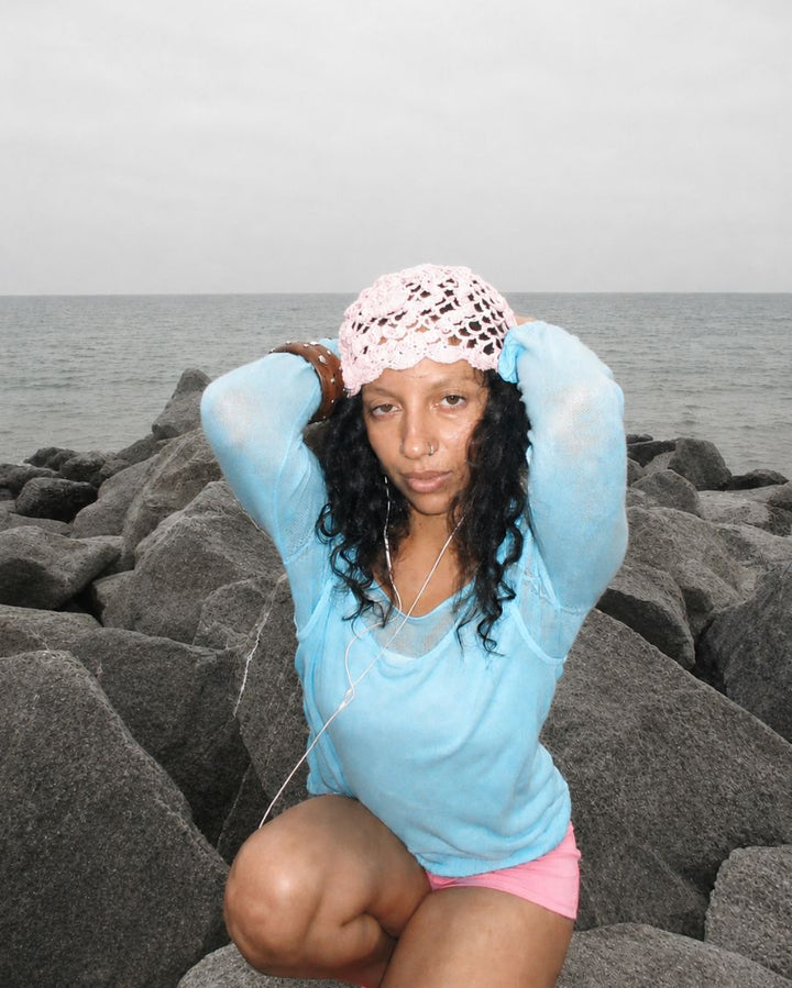ROSE CROCHET HAT
