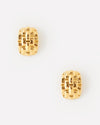 WOVEN STUD EARRING