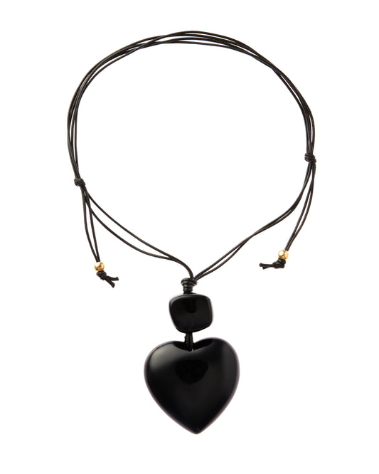 HEART CORD NECKLACE