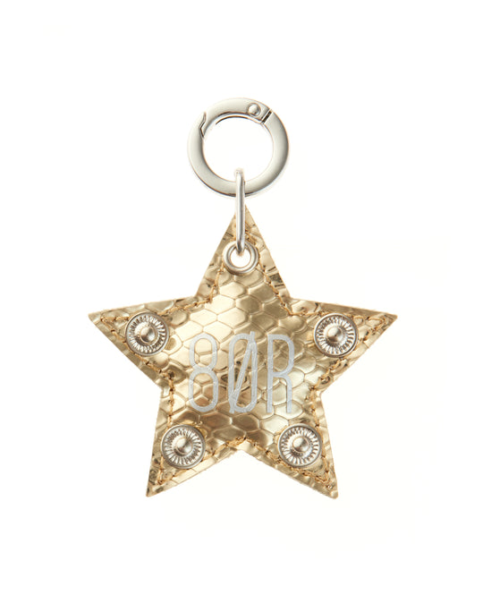 Plush Star Keychain – star shaped keychain, view 2