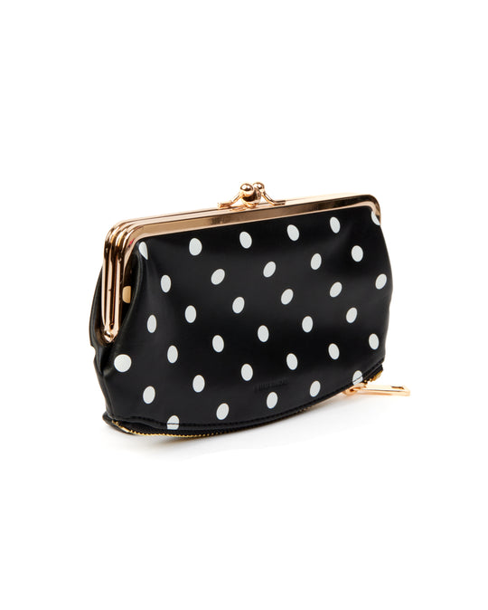 Kiss Lock Clutch – kiss lock clutch with snap lock closure, view 2