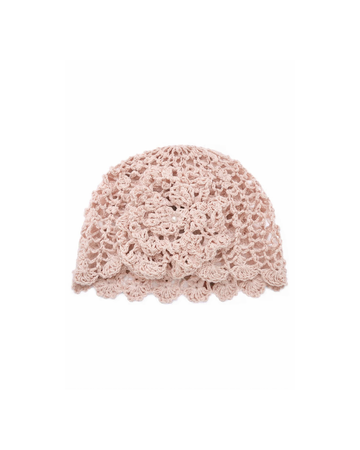 ROSE CROCHET HAT