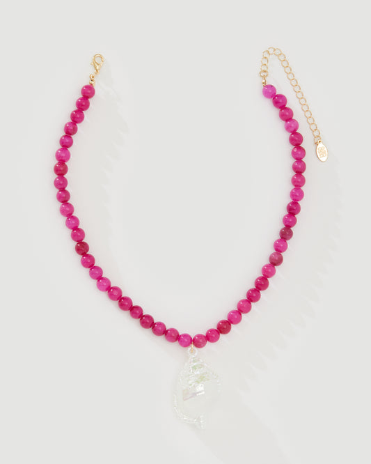 BEADED SHELL NECKLACE