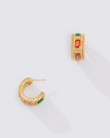 COLOR BLOCK HOOP