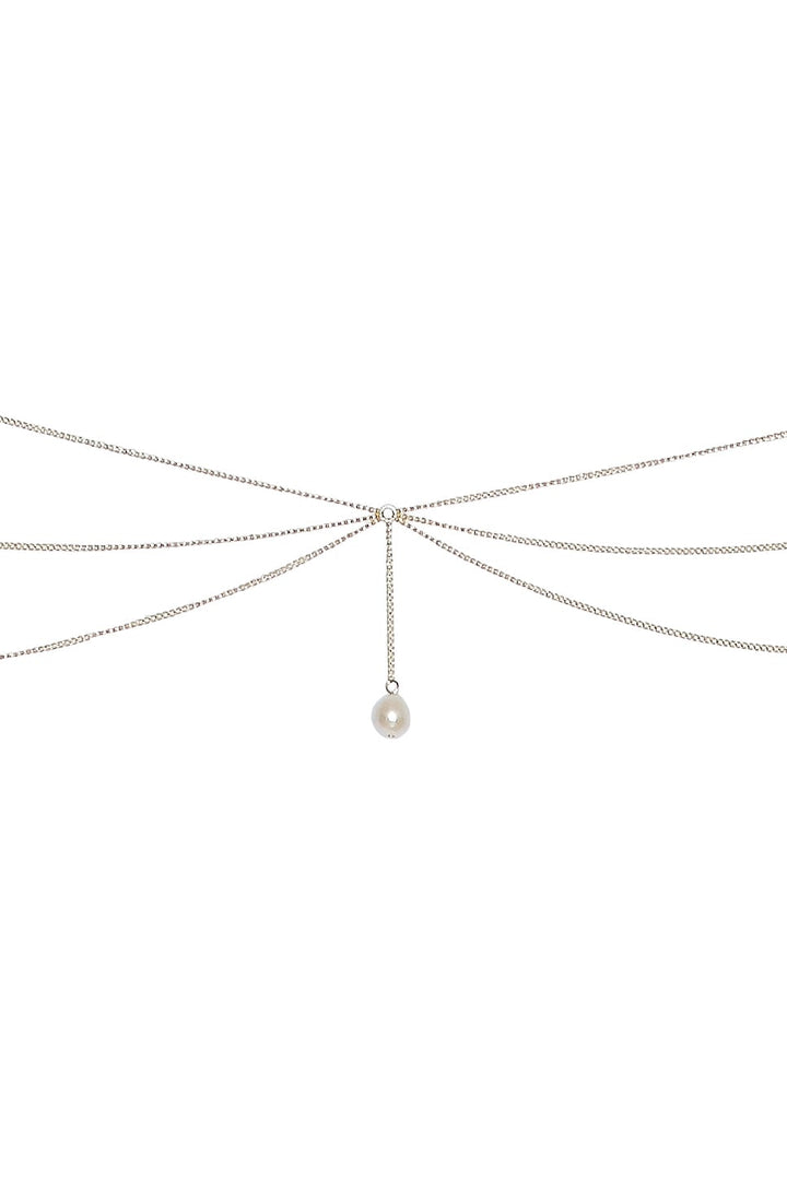 DROP PEARL BELLY CHAIN