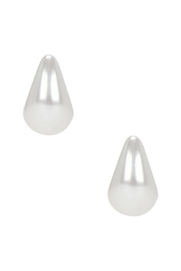 CELESTE PEARL HOOP EARRINGS