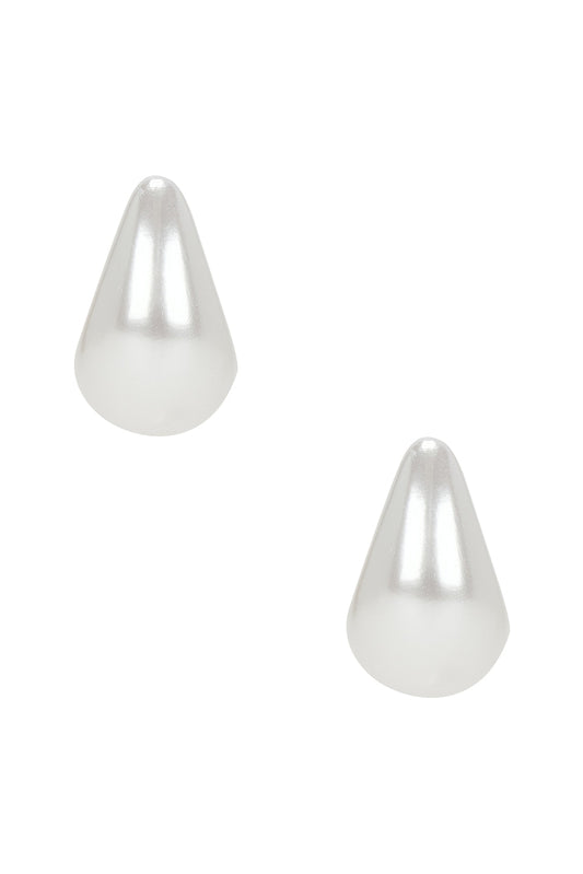 CELESTE PEARL HOOP EARRINGS