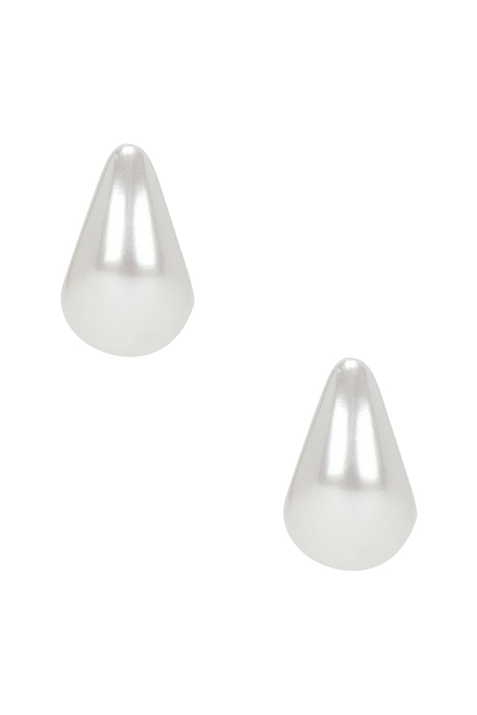 Celeste Pearl Hoop Earrings