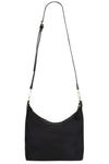 SUEDE TOP HANDLE BAG