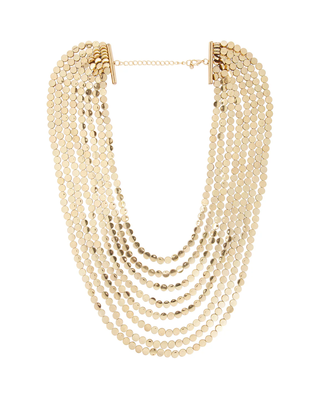 CASCADE STATEMENT LAYERED NECKLACE