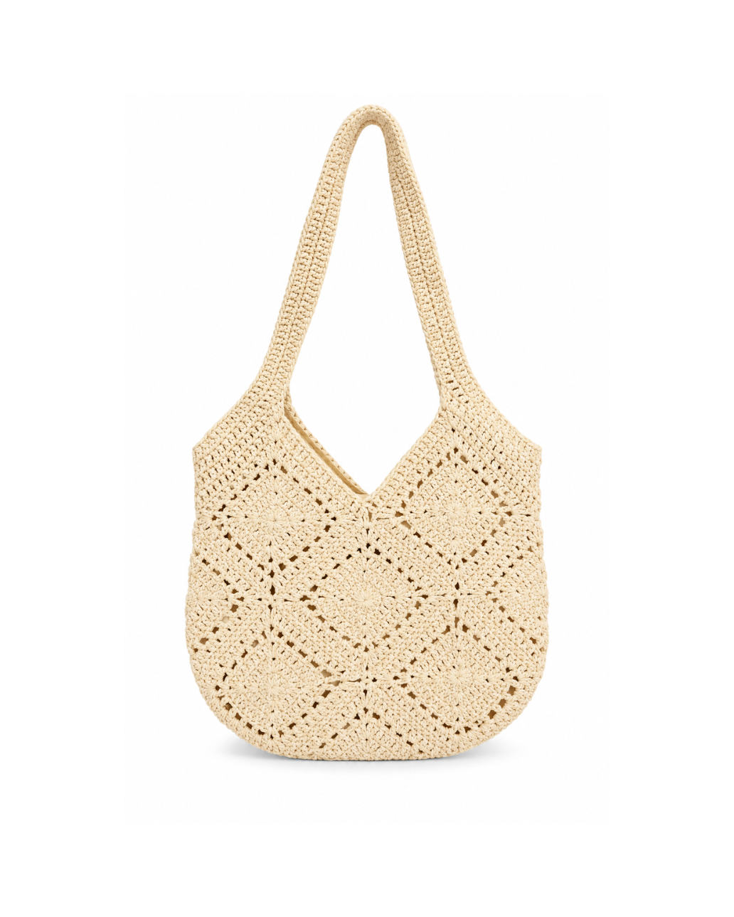 Crochet Slouchy Shoulder Bag