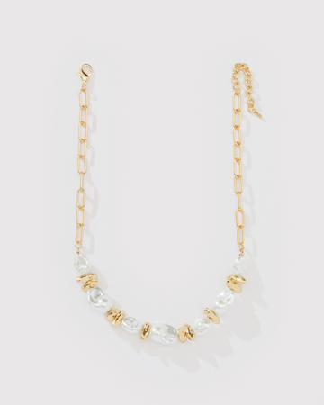 MIXED PEARL CHOKER