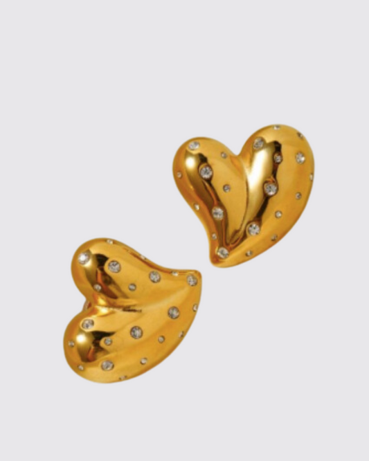 HEART STUD EARRING