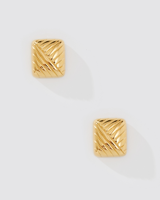 SQUARE STUD EARRING
