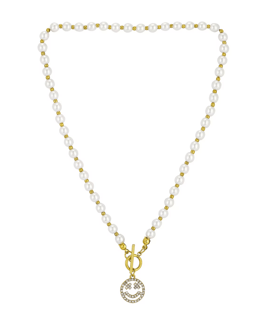 SMILEY PENDANT NECKLACE - 8 Other Reasons