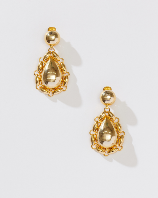 TEARDROP STATEMENT EARRING
