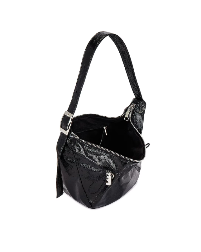 Large Nylon Crescent Bag - Casual Shoulder Crossbody with Adjustable Strap  & Dual Interior Pockets: Handbags: Amazon.com