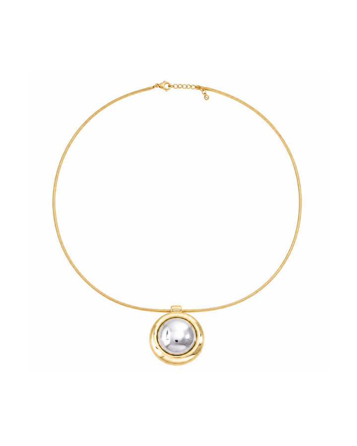 Deux Pendant Necklace