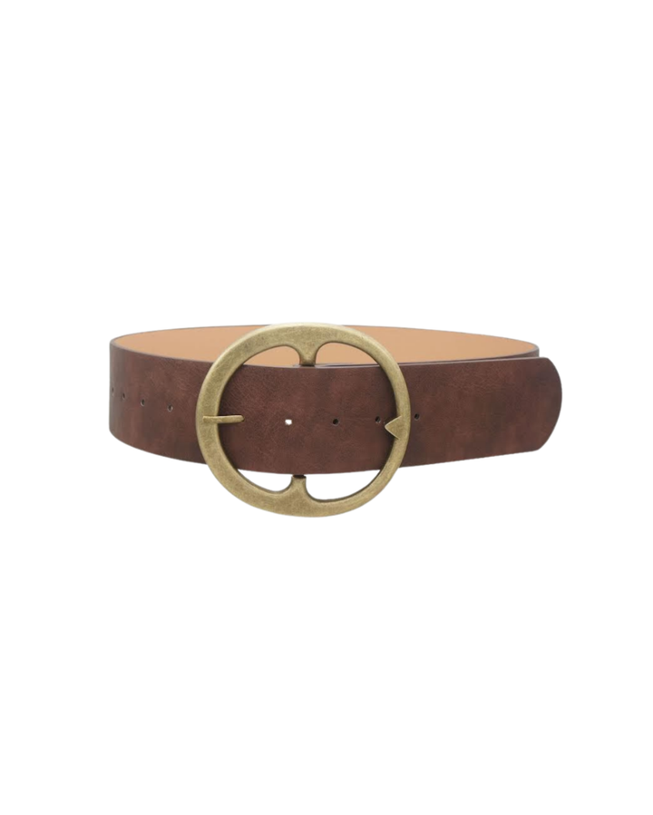 CIRCLE STATEMENT BUCKLE BELT