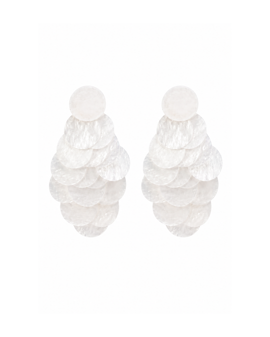 Iridescent Disc Statement Drop Earring by 8 Other Reasons