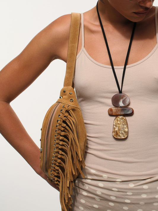 STUD CRESCENT FANNY PACK