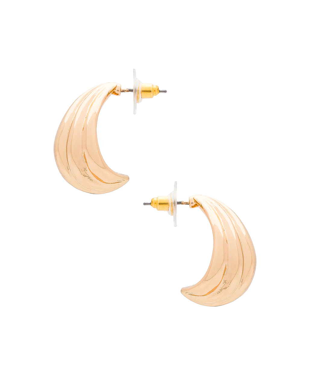 SHELL HOOP EARRING