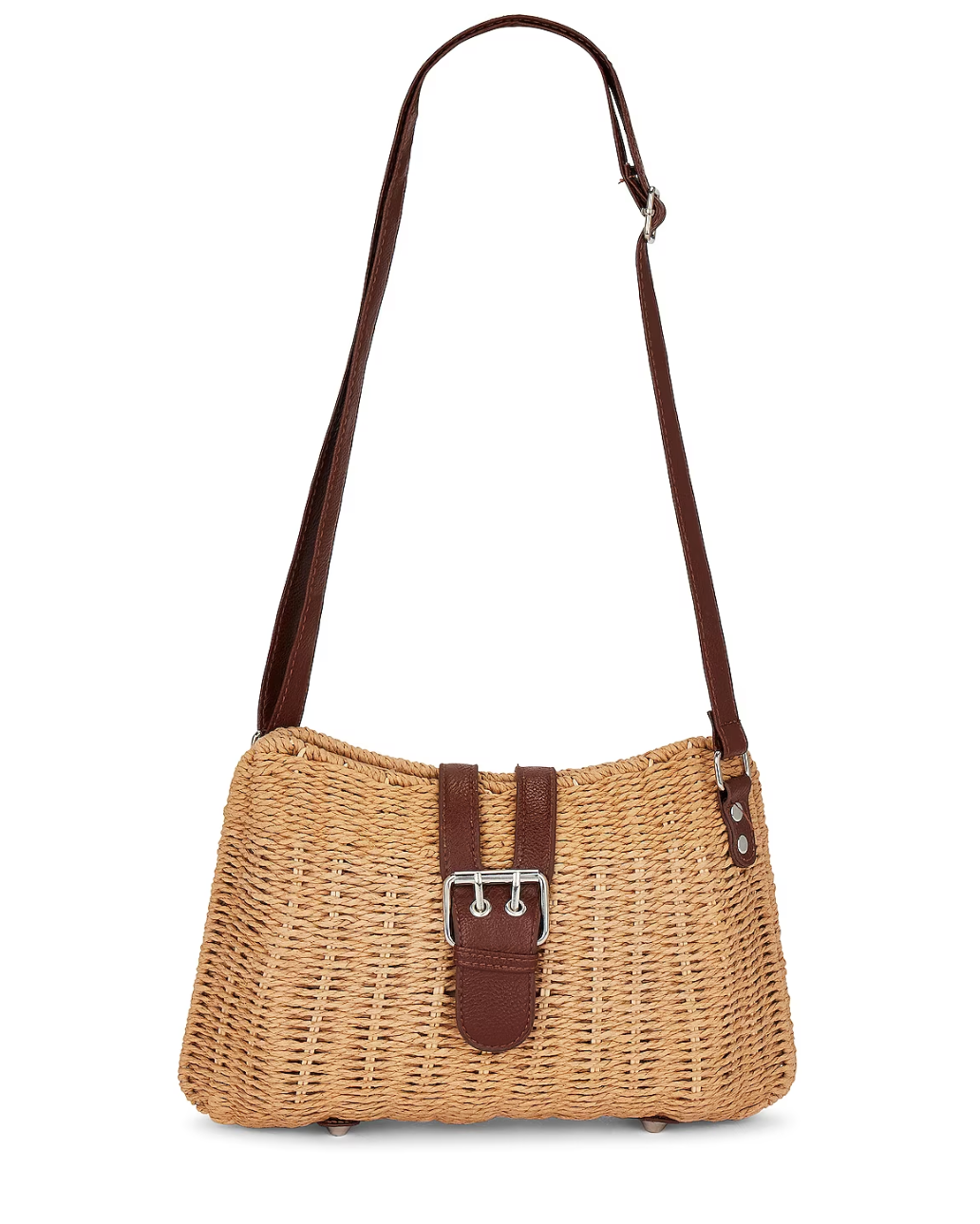 STRAW BUCKET BAG