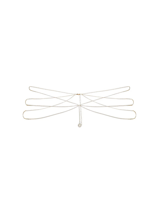 DROP PEARL BELLY CHAIN