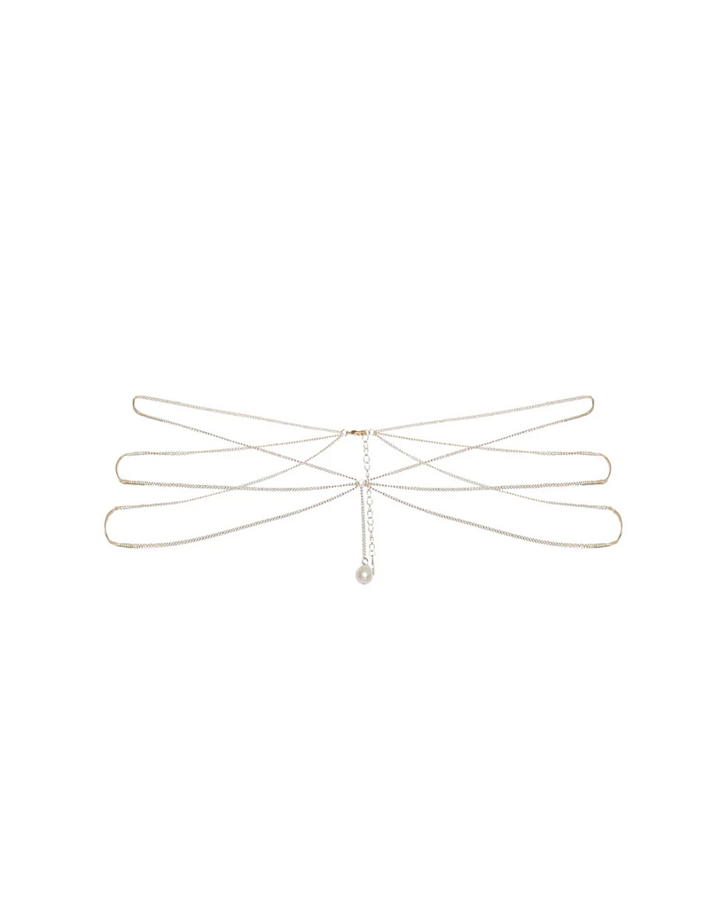 Drop Pearl Belly Chain