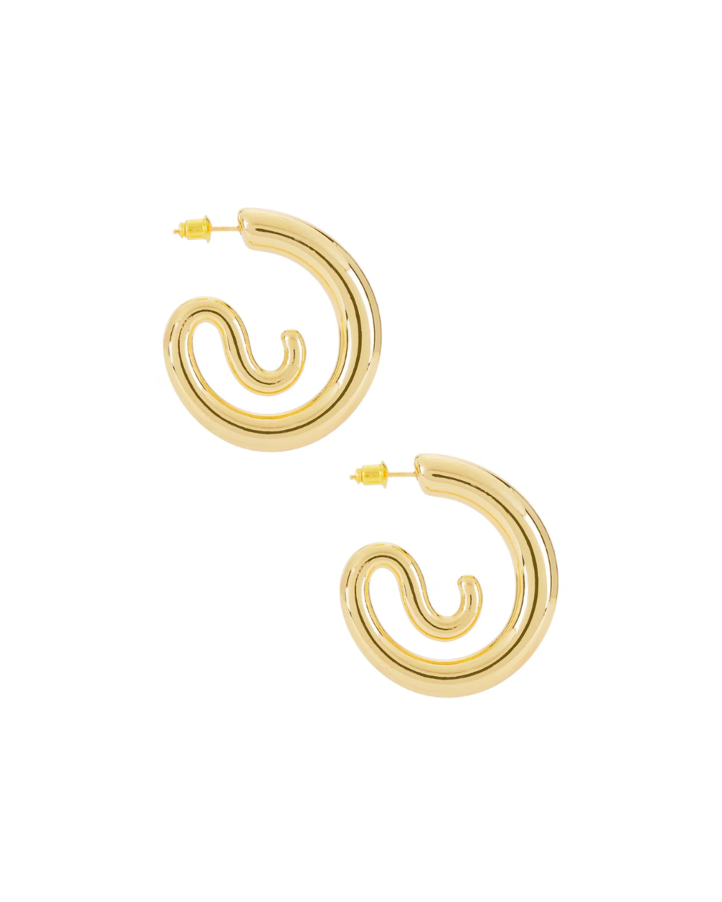 SPIRAL STATEMENT EARRING