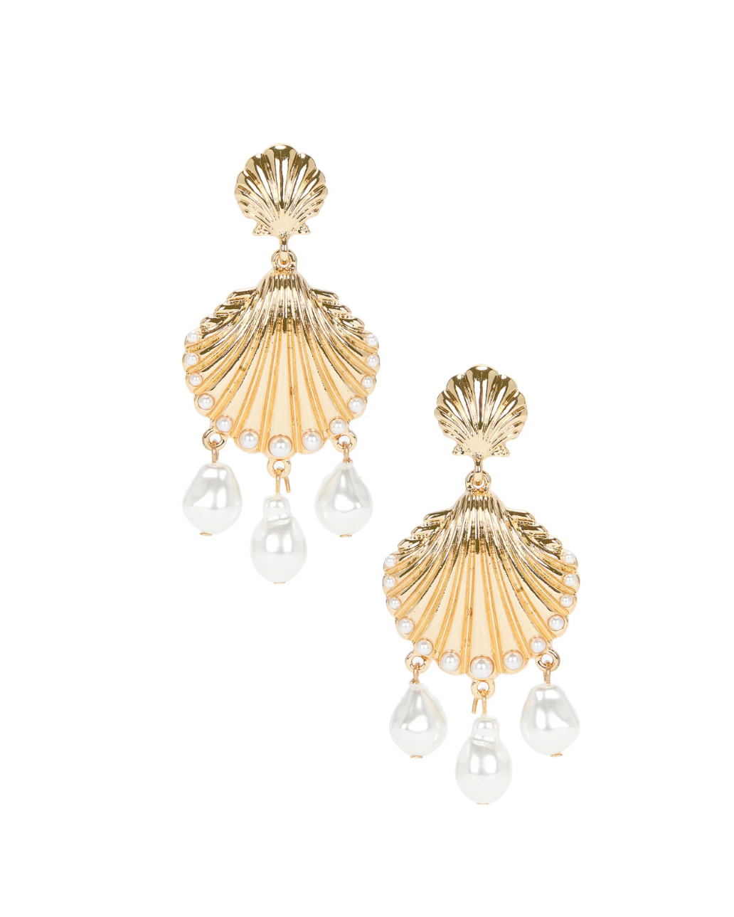 PEARL SHELL EARRING