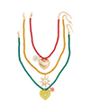 CHARM ROPE NECKLACE SET