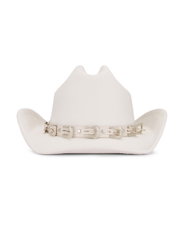 FAUX SUEDE DAPHNE COWBOY HAT