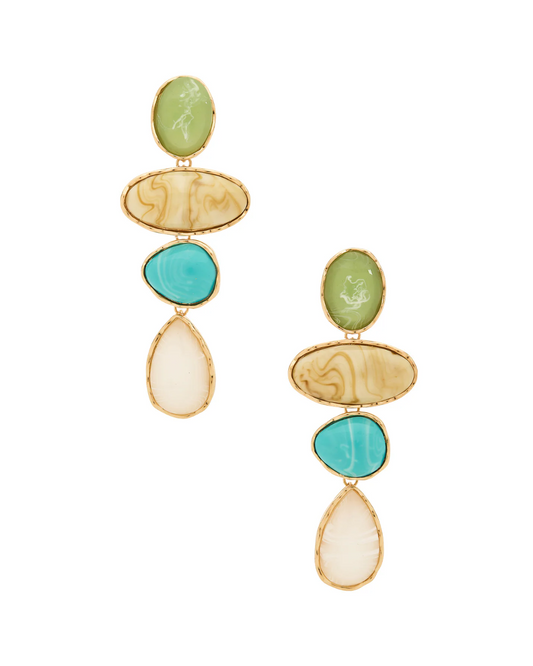 CLAIRE DROP STUD EARRING