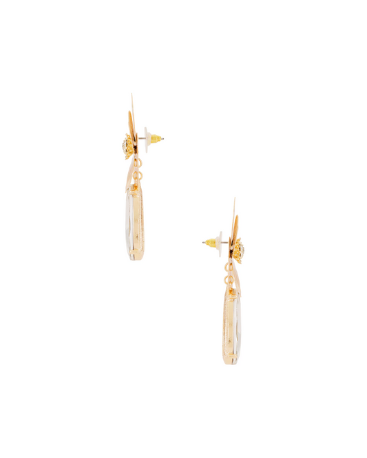 IRIS FLORAL EARRING