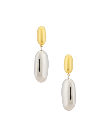 DROPLET STUD DROP EARRING