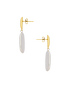 DROPLET STUD DROP EARRING