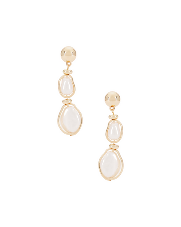 BAROQUE DANGLE EARRING