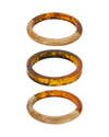 WOOD CUFF BRACELET SET