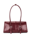 DELPHINE DOUBLE BUCKLE SHOULDER BAG